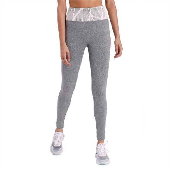 Puma Studio Lace Eclipse Leggings Full Length High Rise Tights Gray Size XS - Picture 1 of 13
